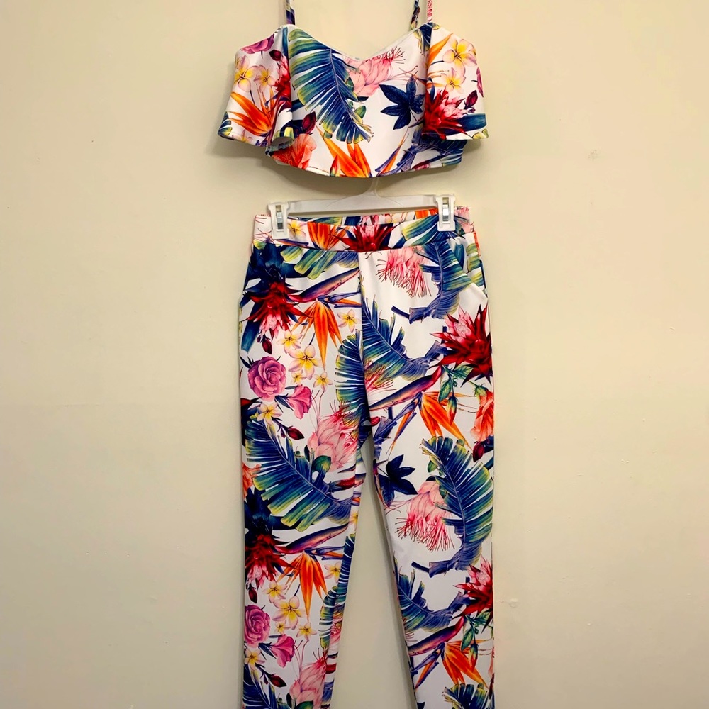2 Piece Fashion Nova Jumpsuit